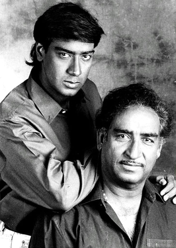 Ajay Devgn shares throwback picture remembering his late father Veeru Devgan on his birth anniversary