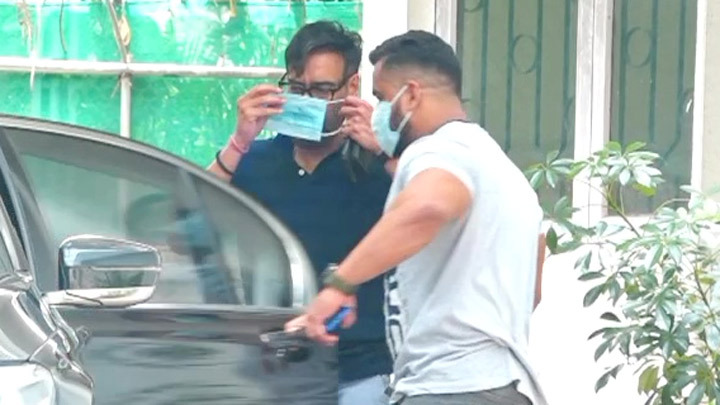 Ajay Devgn spotted at Sunny Super Sound