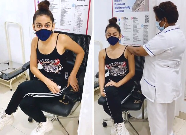 Alaya F gets her first dose of vaccination, says it 'wasn't bad at all'