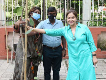 BMC Asst Comm Vishvas Mote brings together animal activists Ayesha Jhulka and Anusha Srinivasan Iyer in tree plantation to Make Earth Green Again BMC Asst Comm Vishvas Mote brings together animal activists Ayesha Jhulka and Anusha Srinivasan Iyer in tree plantation to Make Earth Green Again