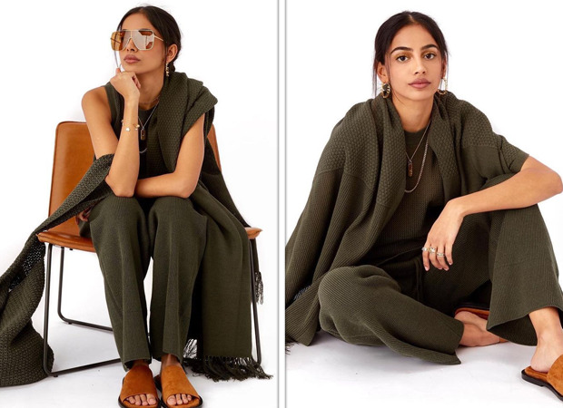 Banita Sandhu dons an olive green co-ord set worth Rs. 60,000
