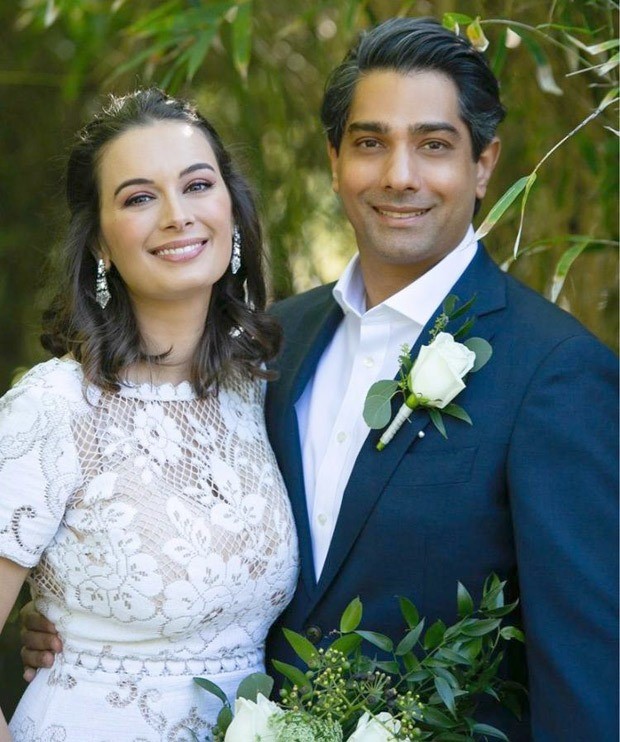 Evelyn Sharma ties the knot with Tushaan Bhindi in private ceremony in Australia, dons Rs. 1.2 lakh wedding gown