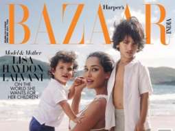 Lisa Haydon on the cover of Harper's Bazaar, April-May 2021
