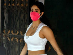 Janhvi Kapoor spotted at pilates in Santacruz