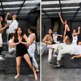 Janhvi Kapoor twerks in 'Temperature' challenge video with staff; Arjun Kapoor leaves hilarious comment 