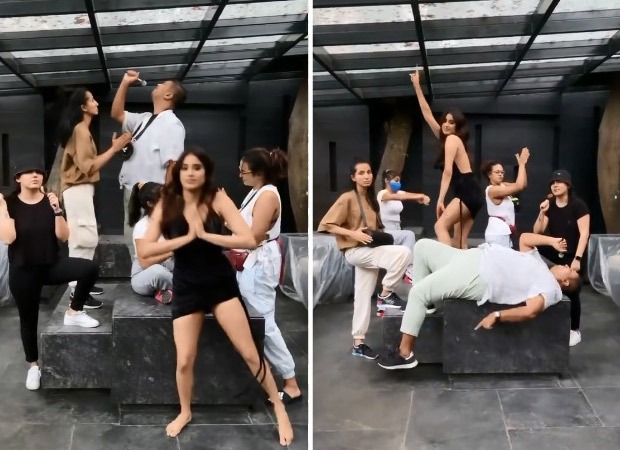 Janhvi Kapoor twerks in 'Temperature' challenge video with staff; Arjun Kapoor leaves hilarious comment Janhvi Kapoor twerks in 'Temperature' challenge video with staff; Arjun Kapoor leaves hilarious comment