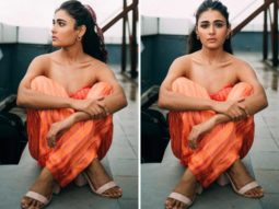 Jayeshbhai Jordaar actress Shalini Pandey dominates in strapless orange jumpsuit