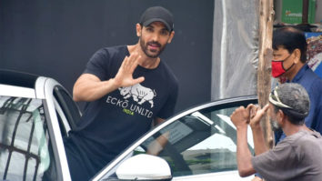 John Abraham spotted at gym in Bandra