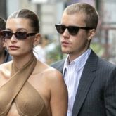 Justin Bieber looks sharp in suit, Hailey Bieber exudes panache in bandage dress