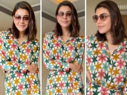 Kajal Aggarwal makes a strong case for prints; dons a floral printed shirt and shorts worth Rs. 9,900