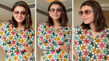 Kajal Aggarwal makes a strong case for prints; dons a floral printed shirt and shorts worth Rs. 9,900