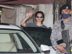 Kangana Ranaut spotted post gym in Santacruz