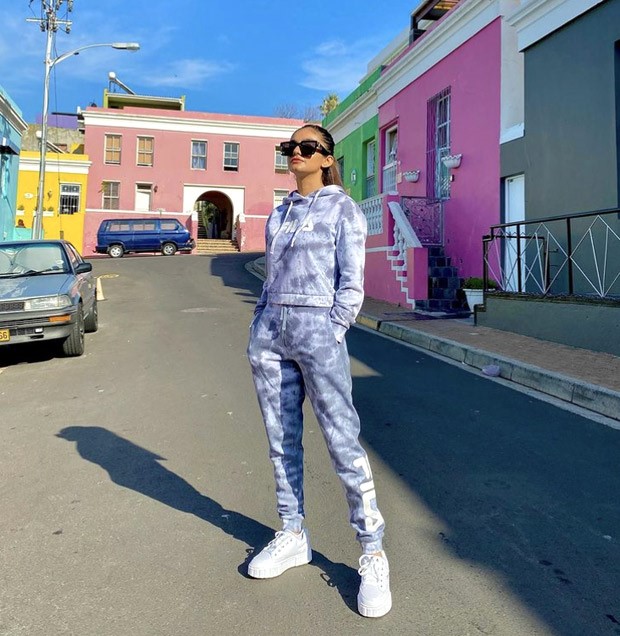 Khatron Ke Khiladi 11: Anushka Sen dons FILA’s affordable tie-dye jogger set in Cape Town
