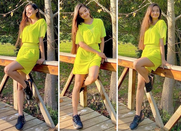 Khatron Ke Khiladi 11: Anushka Sen dons a trendy neon mesh athleisure wear in Cape Town