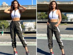 Khatron Ke Khiladi 11: Anushka Sen strikes a pose in crop top and joggers on a sunny day in Cape Town