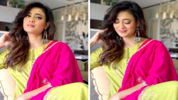 Khatron Ke Khiladi 11: Shweta Tiwari flaunts her desi avatar in Cape Town; aces colour blocking in green and pink suit Khatron Ke Khiladi 11: Shweta Tiwari flaunts her desi avatar in Cape Town; aces colour blocking in green and pink suit