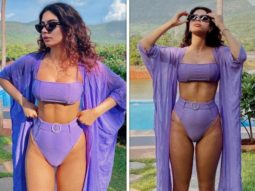 Khushi Kapoor sets the internet on fire in lavender bikini