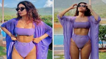 Khushi Kapoor sets the internet on fire in lavender bikini