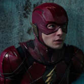 Leaked photos surface from The Flash set featuring Ezra Miller and Kiersey Clemons as Barry Allen & Iris West, Michael Keaton as Batman, Sasha Calle as Supergirl 