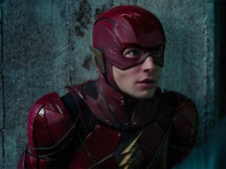 Leaked photos surface from The Flash set featuring Ezra Miller and Kiersey Clemons as Barry Allen & Iris West, Michael Keaton as Batman, Sasha Calle as Supergirl 