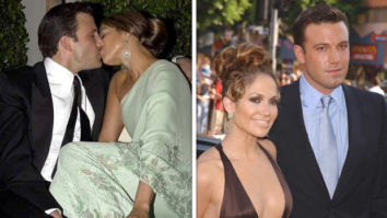 Love is in the air for Jennifer Lopez and Ben Affleck as they kiss at dinner in Malibu