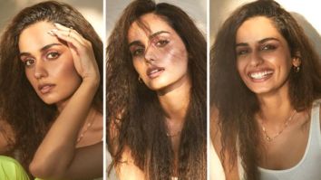 Manushi Chhillar opts for white crop top and neon sweatpants to brighten up her summer look