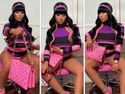 Nicki Minaj is luxury queen in Louis Vuitton bodysuit and purse worth over Rs. 3.6 lakh