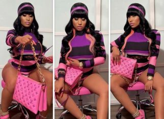 Nicki Minaj is luxury queen in Louis Vuitton bodysuit and purse worth over Rs. 3.6 lakh