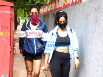 Photos: Aisha Sharma and Neha Sharma spotted in Bandra