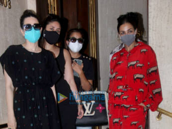Photos: Kareena Kapoor Khan, Malaika Arora, Karisma Kapoor, and Amrita Arora snapped at Manish Malhotra's house in Bandra