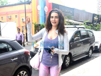 Photos: Karishma Tanna snapped at the gym