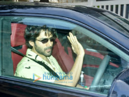 Photos: Kartik Aaryan and Shraddha Das spotted at Hinduja hospital