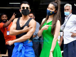 Photos: Laxmi Rai spotted at a vaccination centre in Dadar