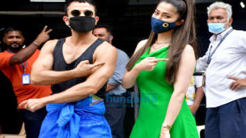 Photos: Laxmi Rai spotted at a vaccination centre in Dadar
