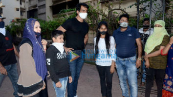 Photos: Sonu Sood snapped at his residence