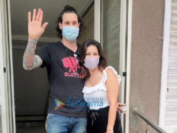 Photos: Sunny Leone and Daniel Weber snapped in Andheri