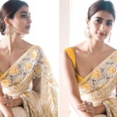 Pooja Hegde is pure demure and grace in gorgeous saree by Manish Malhotra