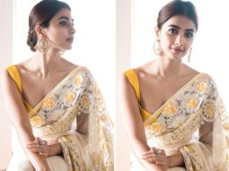 Pooja Hegde is pure demure and grace in gorgeous saree by Manish Malhotra