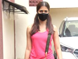 Pooja Hegde spotted at pilates in Santacruz