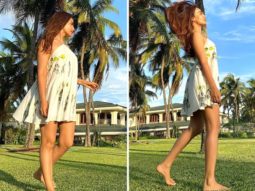 Qubool Hai actress Surbhi Jyoti gives us some summer vibes in halter mini dress worth Rs. 11,500