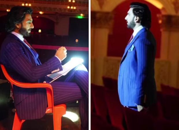 Ranveer Singh looks dapper in blue suit as he resumes shooting 