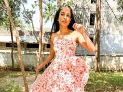 Sarah Jane Dias exudes summer vibes in strappy maxi dress with red motifs