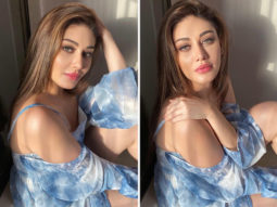 Shefali Jariwala dons a stunning blue cold-shoulder mini in these sunkissed pictures