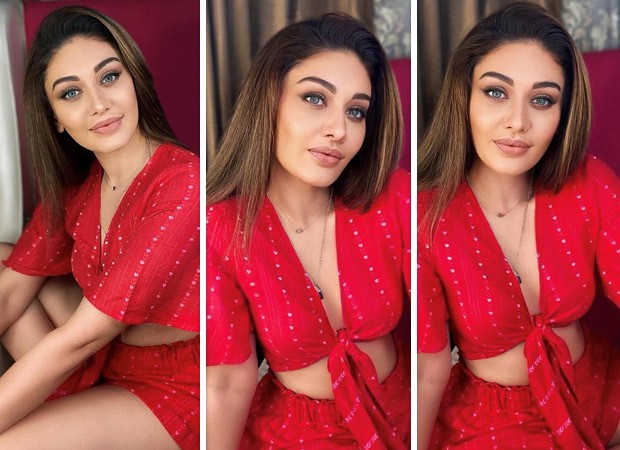 Shefali Jariwala sets fiery vibe in red co-ord printed set Shefali Jariwala sets fiery vibe in red co-ord printed set