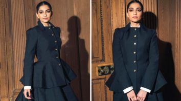 Sonam Kapoor dons chic poofy skirt and blazer top and Loewe bag worth over Rs. 1 lakh