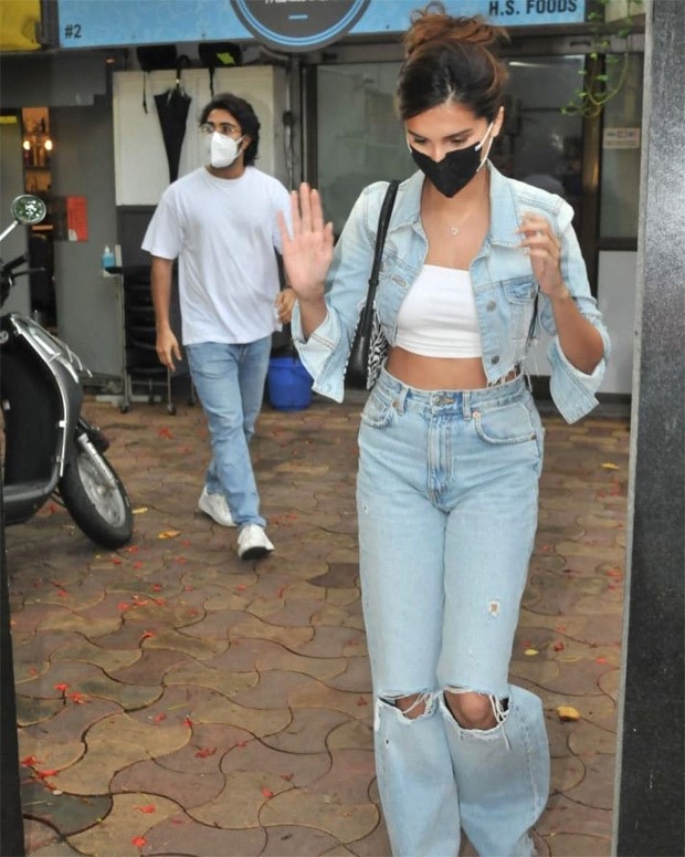 Tara Sutaria steps out in style with boyfriend Aadar Jain; dons distressed denims, cropped denim jacket and white top