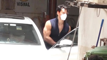 Tiger Shroff spotted at gym in Andheri