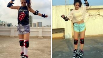 Fatima Sana Shaikh falls and trips but ultimately gets the trick right, see video! Fatima Sana Shaikh falls and trips but ultimately gets the trick right, see video!