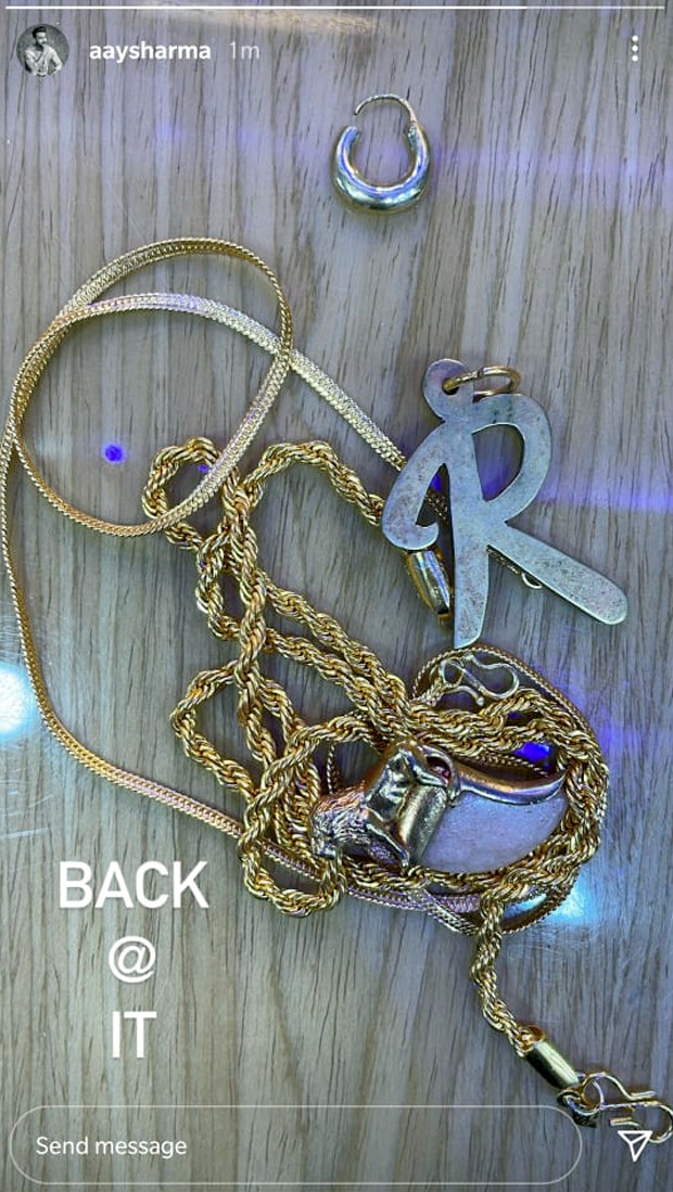 Aayush Sharma resumes shoot for Antim- The Final Truth, shares a picture from the sets of the film