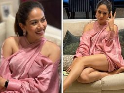 Shahid Kapoor’s wife Mira Rajput shows zoom vs reality photos donning pink cold shoulder dress